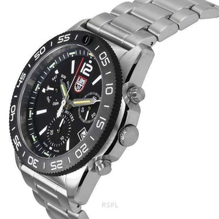 Luminox Pacific Diver Cronografo Acciaio Inox Quadrante Nero Quarzo XS.3142 200M Orologio da Uomo