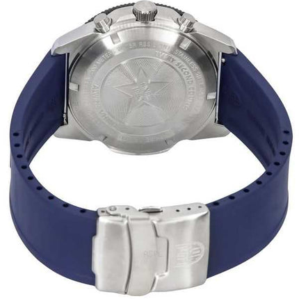 Orologio da uomo Luminox Pacific Diver Chronograph Navy cinturino in caucciù quadrante nero svizzero al quarzo Diver XS.3143 200