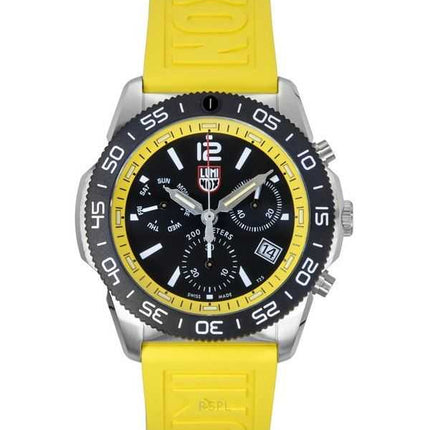 Luminox Pacific Diver Cronografo Cinturino in Gomma Quadrante Nero Quarzo XS.3145.SET 200M Orologio da Uomo