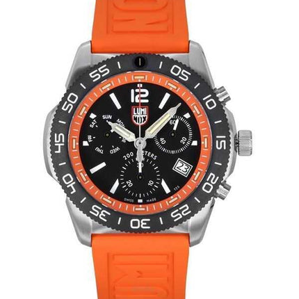 Luminox Pacific Diver Cronografo Cinturino in Gomma Quadrante Nero Quarzo XS.3149 200M Orologio da Uomo