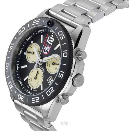 Luminox Pacific Diver Cronografo Acciaio Inox Quadrante Nero Quarzo XS.3150.M 200M Orologio da Uomo