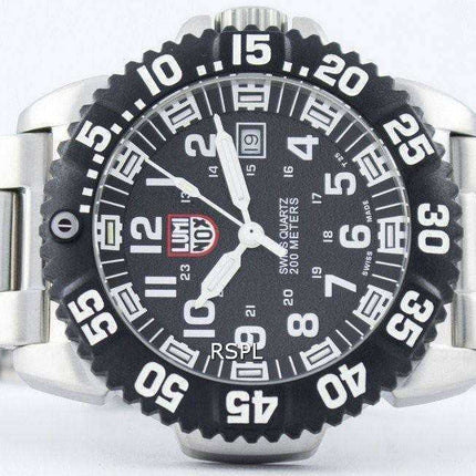 Orologio da uomo Luminox Sea Navy Seal Acciaio Colormark serie 3150 Orologio da uomo 200M XS.3152.NV