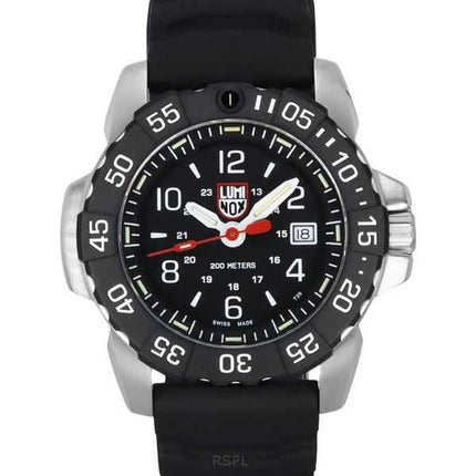 Luminox Navy Seal RSC cinturino in gomma quadrante nero orologio da uomo al quarzo subacqueo XS.3251.CB 200M