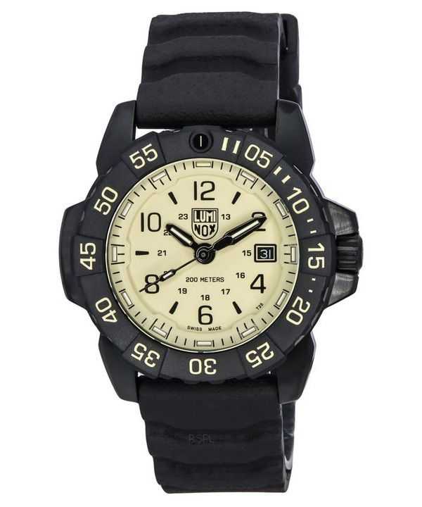 Luminox Navy SEAL Foundation Swiss Quartz Military Diver&#39;s XS.3251.CBNSF.SET 200M Orologio da uomo con cinturino extra