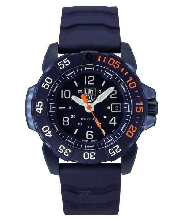 Luminox Navy SEAL Foundation Back To The Blue Set Orologio da uomo al quarzo Diver&#39;s XS.3253.CBNSF.SET 200M con cinturino ex