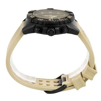 Luminox Navy Seal Foundation Cronografo quadrante nero al quarzo Diver&#39;s XS.3590.NSF.SET 200M Orologio da uomo con cinturino