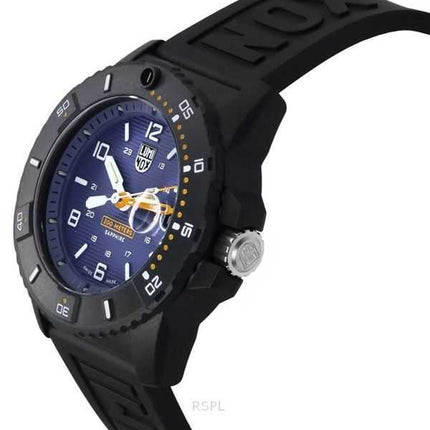 Luminox Navy Seal Foundation Cinturino in gomma Quadrante blu Quarzo Diver's XS.3602.NSF 200M Orologio da uomo
