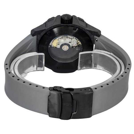 Orologio da uomo Luminox Master Carbon SEAL cinturino in caucciù grigio quadrante nero Swiss Automatic Diver&#39;s XS.3862 200M