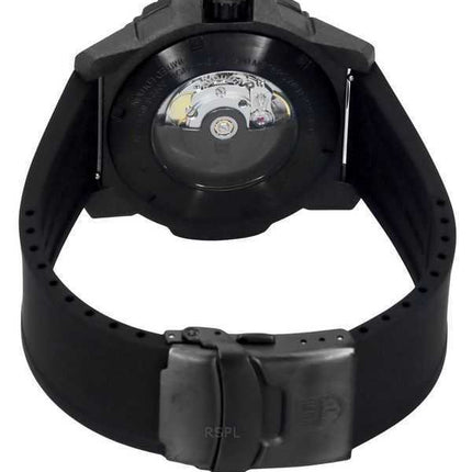 Luminox Master Carbon SEAL Limited Edition Cinturino in gomma Quadrante nero Orologio subacqueo automatico XS.3865.GOLD 200M da