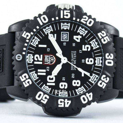 Orologio da uomo Luminox Sea Navy Colormark serie 3050 Swiss Quartz Orologio da uomo 200M XS.3051