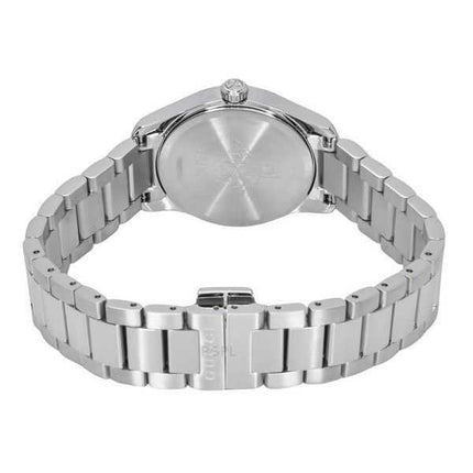Orologio da donna Gucci G-Timeless in acciaio inossidabile con quadrante argentato al quarzo YA126595