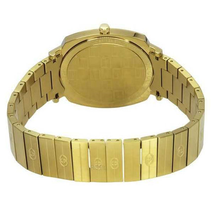 Orologio unisex Gucci Grip Gold Tone in acciaio inossidabile con quadrante dorato al quarzo YA157409