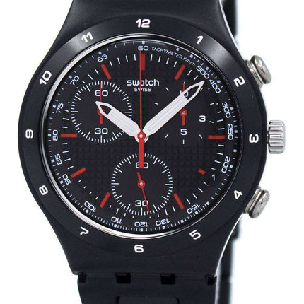 Swatch Irony Black Coated Chorongraph Quartz YCB4019AG Orologio unisex