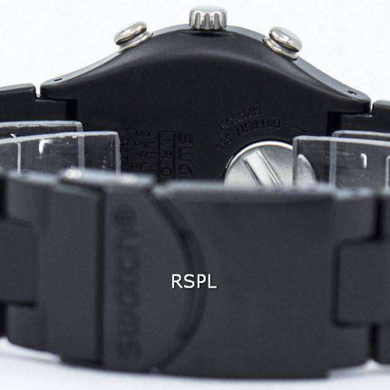 Swatch Irony Black Coated Chorongraph Quartz YCB4019AG Orologio unisex