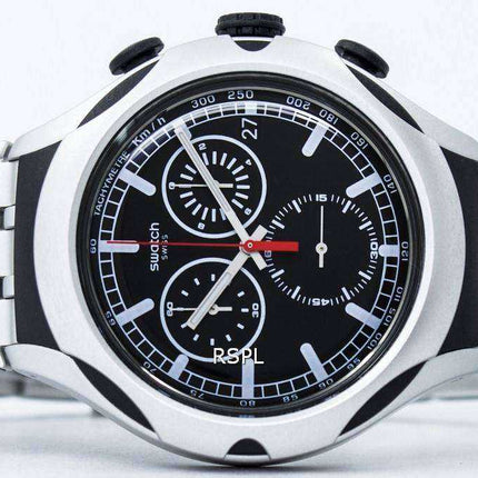 Orologio da uomo Swatch Irony Xlite Black Energy Chorongraph Quartz YYS4000AG
