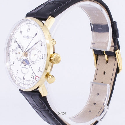 Orologio da uomo Zeppelin Series LZ 129 Hindenburg prodotto in Germania 7038-1 70381 ricondizionato