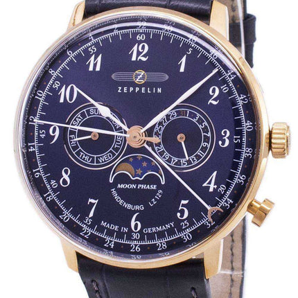 Zeppelin Series LZ 129 Hindenburg Germany Made 7038-3 70383 Orologio da uomo