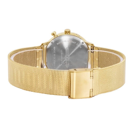 Orologio da donna Zeppelin LZ129 Hindenburg Moonphase quadrante argento al quarzo 7039M-1 7039M1