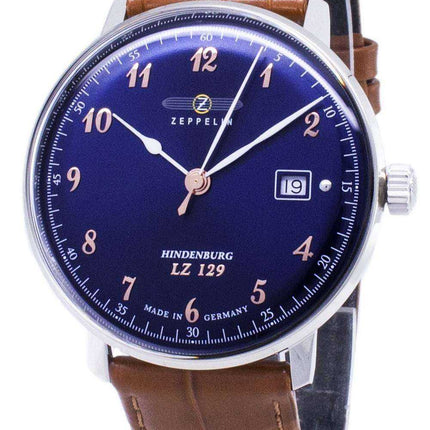 Zeppelin Series LZ129 7048-3 70483 Germany Made Men's Watch