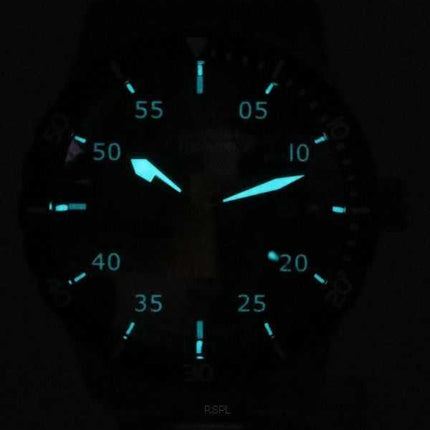 Zeppelin Eurofighter Typhoon Orologio da uomo 7268M3set 200M con quadrante blu automatico Diver's con cinturino extra