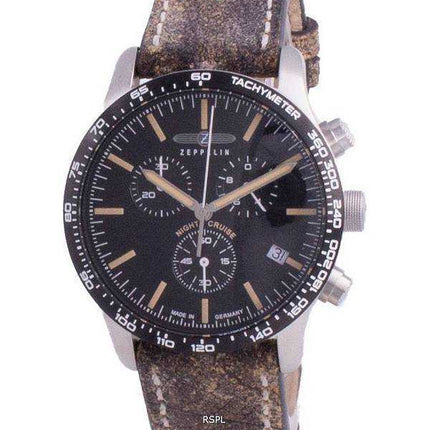 Zeppelin Night Cruise Cronografo al quarzo 7296-2 72962 Orologio da uomo 100M