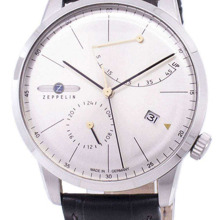 Zeppelin Series Flat Power Reserve Germany Made 7366-4 73664 Orologio da uomo