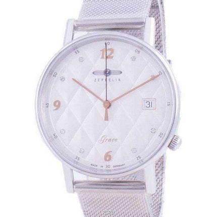 Zeppelin Grace Diamond Accents Quartz 7441M-1 7441M1 Orologio da donna
