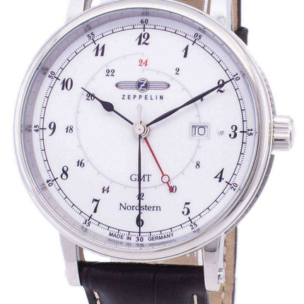 Zeppelin Series Nordstern GMT Germany Made 7546-1 75461 Orologio da uomo