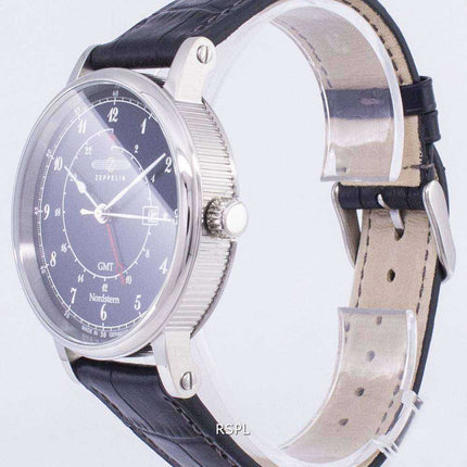 Zeppelin Series Nordstern GMT Germany Made 7546-3 75463 Orologio da uomo
