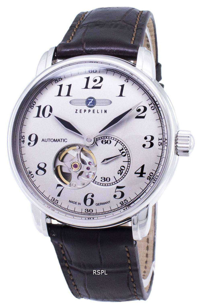 Zeppelin Series LZ127 Graf 7666-5 76665 Orologio automatico da uomo realizzato in Germania