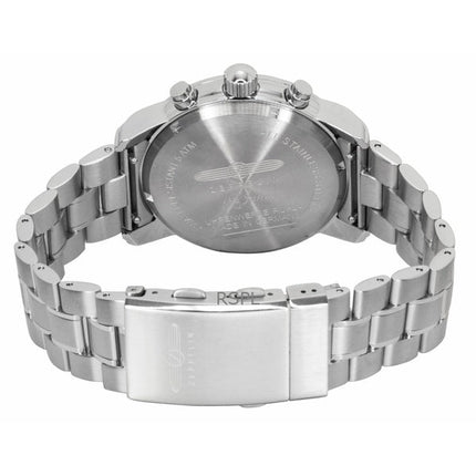 Orologio da uomo Zeppelin 100 Jahre cronografo in acciaio inossidabile quadrante bianco al quarzo 7680MB1