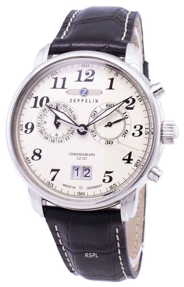 Zeppelin Series LZ127 Graf Germany Made 7684-5 76845 Orologio da uomo