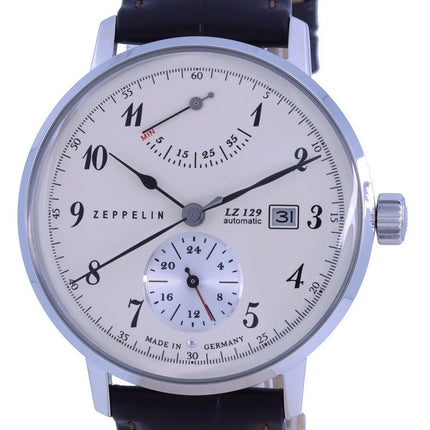 Zeppelin LZ129 Hindenburg Ed.1 Cinturino in pelle automatico 8060-5 80605 Orologio da uomo