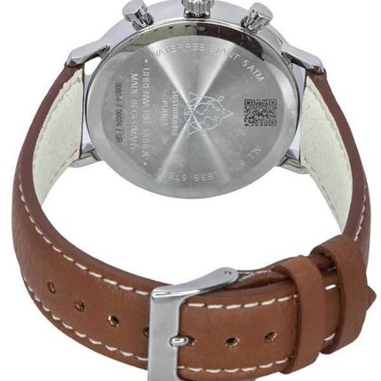 Orologio da uomo Zeppelin LZ129 Hindenburg cronografo quadrante biogranulato verde scuro solare 80864N