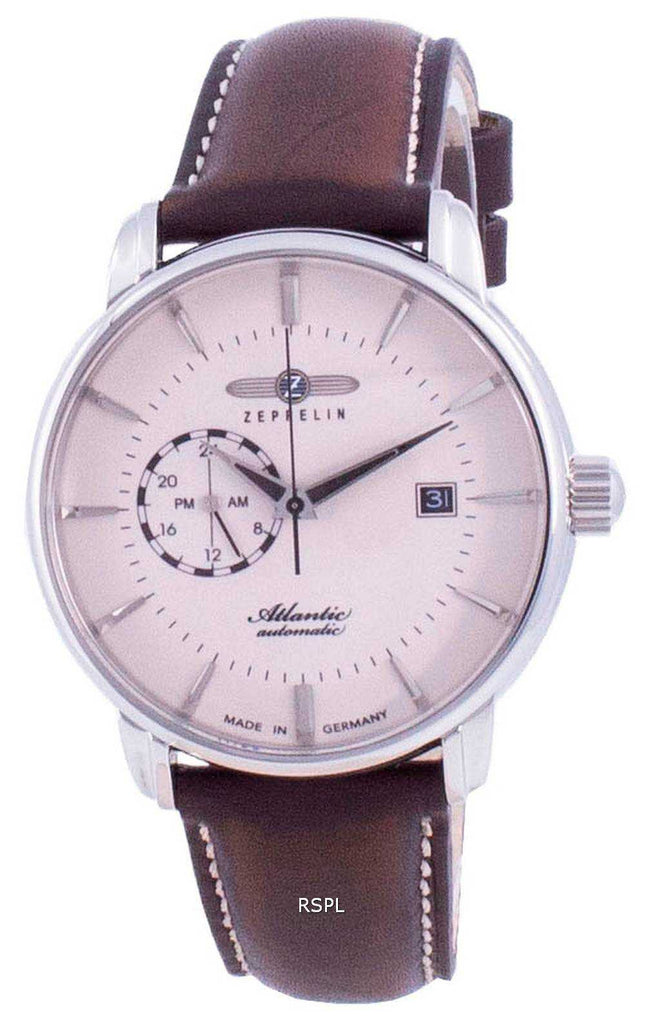 Orologio da uomo automatico Zeppelin Atlantic Beige con quadrante 8470-5 84705