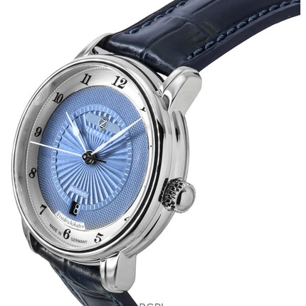 Orologio da donna Zeppelin Friedrichshafen con cinturino in pelle e quadrante blu automatico 85563