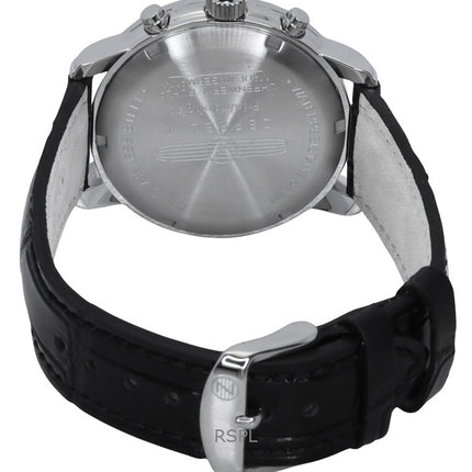 Zeppelin Friedrichshafen cinturino in pelle quadrante argento quarzo 85844 orologio da uomo