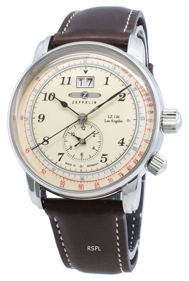 Zeppelin LZ126 Los Angeles 8644-5 86445 Orologio da uomo al pulsometro al quarzo