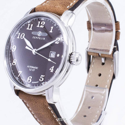 Orologio da uomo ricondizionato Zeppelin Series LZ127 Graf Automatic Germany Made 8656-3 86563