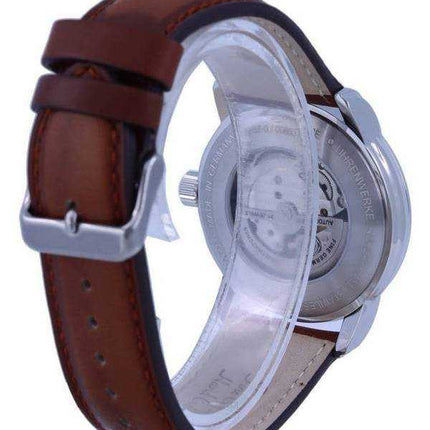 Zeppelin New Captain&#39;s Line quadrante blu cinturino in pelle automatico 8662-3 86623 orologio da uomo