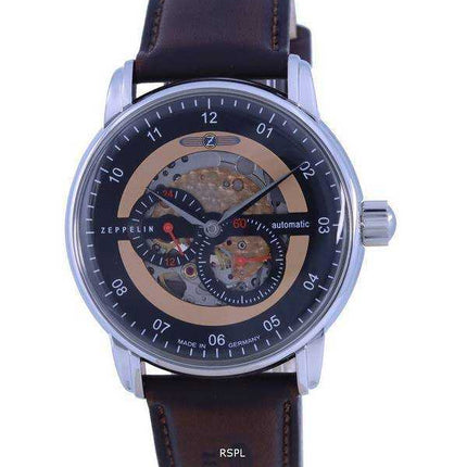 Zeppelin New Captain's Line Skeleton Dial Automatic 8664-5 86645 Orologio da uomo