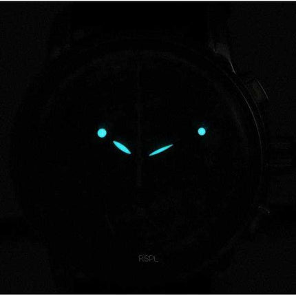 Orologio da uomo Zeppelin 100 Jahre cronografo cinturino in pelle quadrante blu ghiaccio quarzo 86704