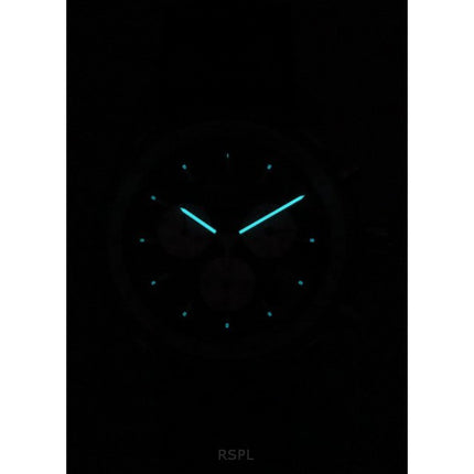 Zeppelin LZ 14 Marine Cronografo Cinturino in Pelle Quadrante Nero Quarzo 88882 Orologio da Uomo