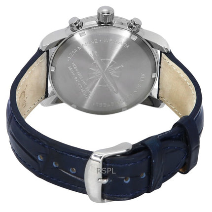 Zeppelin LZ 14 Marine Cronografo Cinturino in Pelle Quadrante Blu Quarzo 88883 Orologio da Uomo